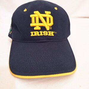 University Notre Dame Fighting Irish Embroidered  Blue Cap Officially Licensed